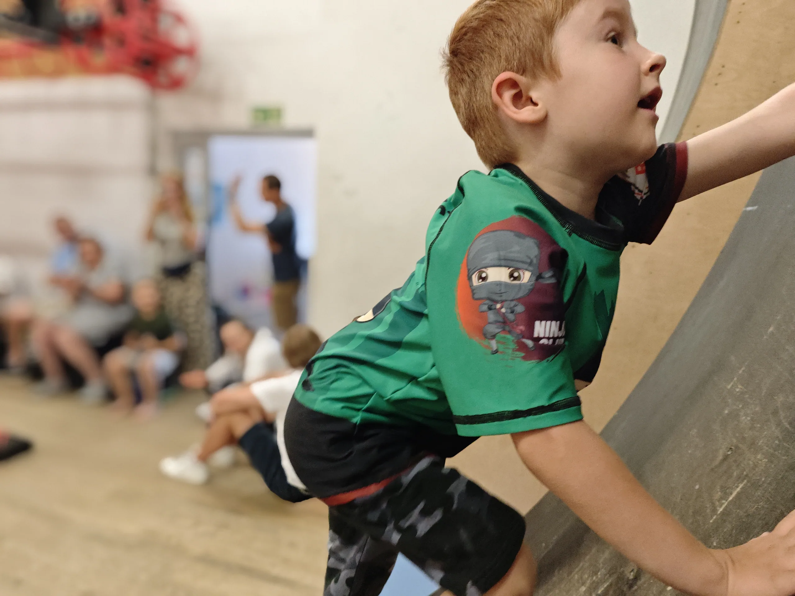 Dziecko na przeszkodzie w Ninja Club Kraków